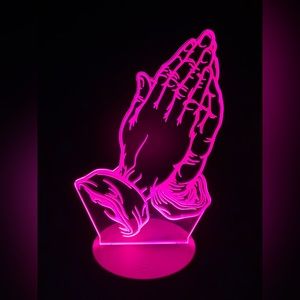 LED Sign praying hands